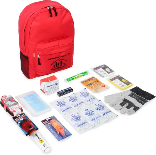 Vista 4 de First My Family Bolsa de evacuación de emergencia de 72 horas para 1 persona, kit de supervivencia todo en uno para la familia. Prepárate
