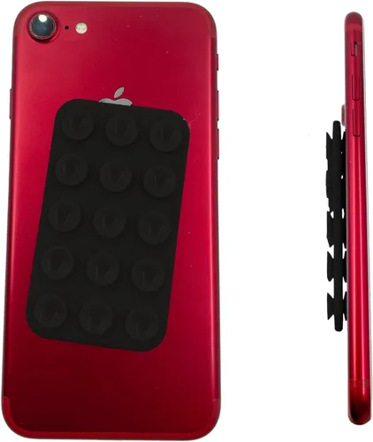 Vista 2 de Paquete de 2 fundas de silicona con succión para teléfono de doble cara, accesorio de teléfono manos libres de silicona para iPhone y Android