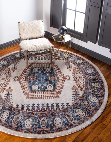 Vista 28 de Unique Loom Utopia Collection Alfombra tradicional, geométrica, tribal, tonos cálidos beige (9 pies 0 x 12 pies 0)