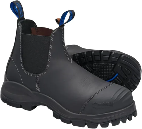 Vista 6 de Blundstone Botas unisex Extreme con punta de acero - Tallas AU estampadas en la parte inferior de la bota Negro