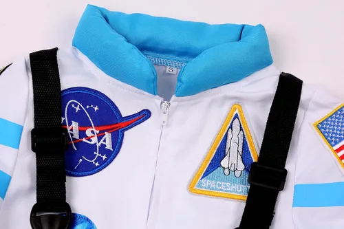 Vista 3 de Bordazor Disfraz de astronauta para niños, disfraz de astronauta para cumpleaños, Halloween