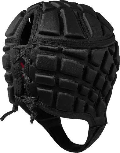 Vista 2 de Canterbury Protector de cabeza unisex Raze Rugby Gorra Scrum, cobertura completa Correa de barbilla de borde suave Orificios diseñados