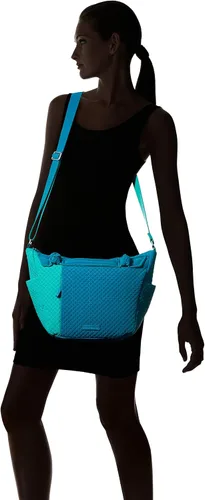 Vista 6 de Vera Bradley Bolso de microfibra Hadley on The Go, azul marino clásico, talla única