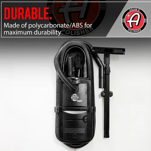 Vista 6 de Adam's Polishes Aspiradora montada en la pared - Aspiradora de alta calidad para detalles de automóviles para garaje o tienda Potente succión
