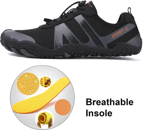 Vista 4 de KUNWFNIX Zapatos de agua para hombres y mujeres, secado rápido, para deportes acuáticos, calcetines acuáticos para natación, playa, piscina, surf