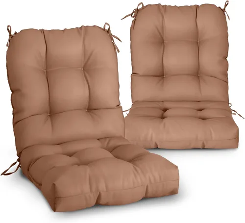 Vista 28 de EAGLE PEAK Cojín Acolchado para Silla de Exterior/Interior para Asiento/Respaldo, Juego de 1, 42'' x 21'', Azul Claro