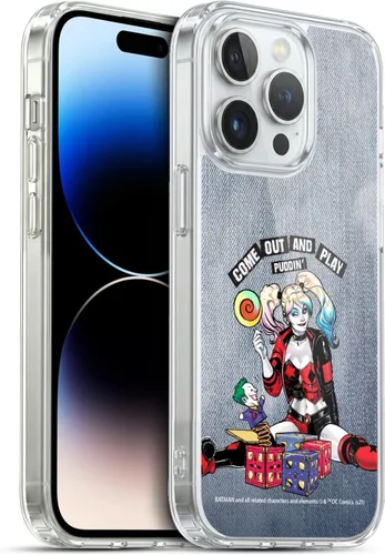 Vista 37 de Head Case Designs Funda de gel suave con licencia oficial de Batman DC Comics Bubblegum Harley Quinn Graphics compatible con Apple iPhone 7