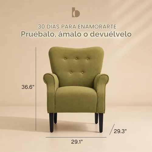 Vista 2 de Belleze Accent Chair - Silla