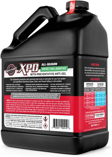 Vista 4 de Aditivo para combustible diésel Opti-Lube XPD: 1 galón. Viene con accesorios