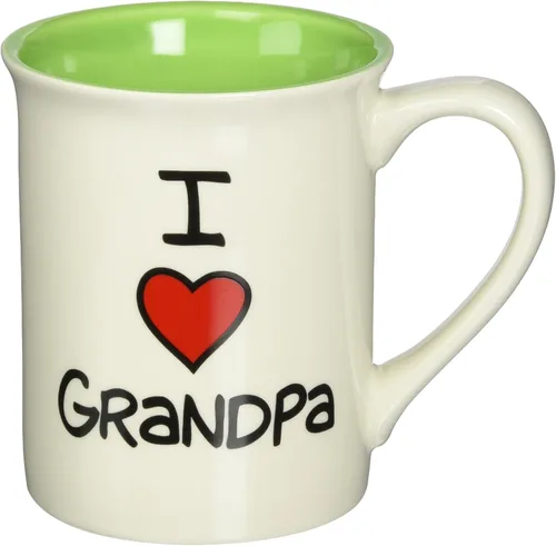 Vista 4 de Taza de gres Our Name is Mud "I Heart Dad", 16 oz.