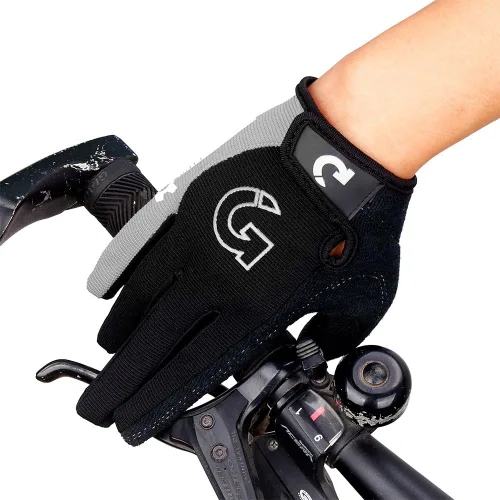 Vista 3 de GEARONIC Cycling Gloves Anti-Slip Mountain Bike Gloves for Men Breathable Foam Padded Biking Gloves Shock Absorbing MTB Bicycle Gloves Full Finger