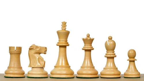 Vista 3 de 1972 Reproduced Fischer-Spassky Staunton Pattern Chess Pieces V2.0 – 3.75" King in Bud Rosewood & Boxwood