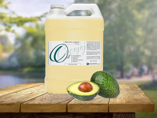 Vista 6 de Dr Joe Lab Aceite de aguacate, puro, refinado, prensado en frío, sin perfume, sin OMG, filtrado, aceite de galón portador – 128 oz – para piel