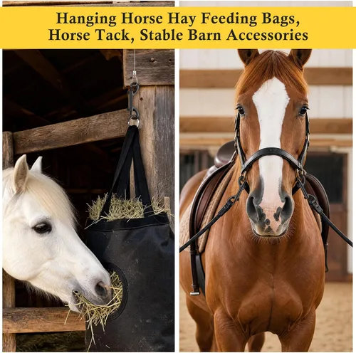 Vista 4 de ERKOON 3.5 Inch Double Sided Clips Trigger Snaps for Horse (30 Pack)