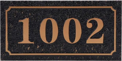 Vista 28 de Letrero personalizado con número de casa en 3D, placa de letrero personalizable con logotipo personalizado, placa de texto, pizarra, para interiores
