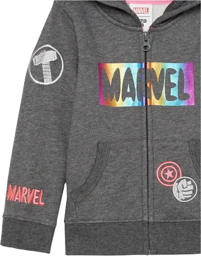 Vista 5 de Tienda Essentials Disney Marvel Star Wars Frozen Sudadera con capucha de forro polar con cremallera para niñas y niños pequeños