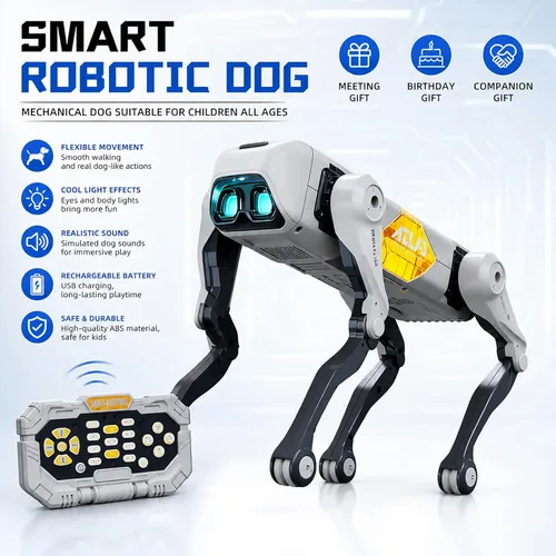 Vista 2 de ANTSIR Smart Interactive Robot Dog Companion Pet Toy with Remote for Kids