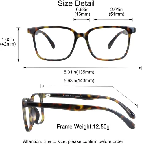 Vista 4 de YEIN Gafas presbípicas multifocales progresivas, gafas de sol grises fotocrómicas Bspro-blocks Tortuga