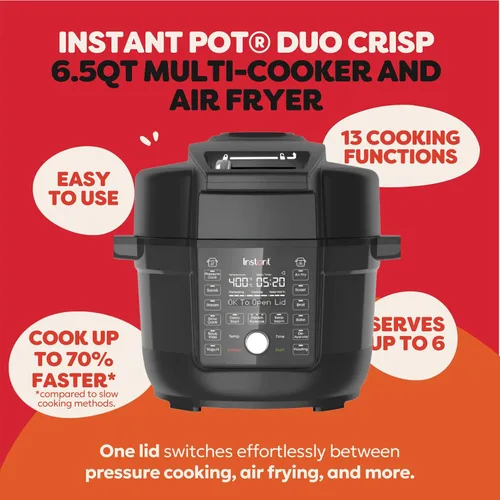 Vista 2 de Instant Pot Duo Crisp Ultimate Olla a presión 13 en 1 de 6.5 cuartos