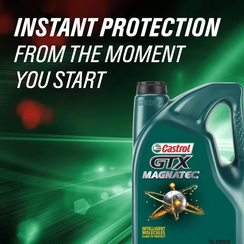 Vista 5 de Castrol 06450 GTX High Mileage 10W-30 -Aceite de motor sintético mezclado