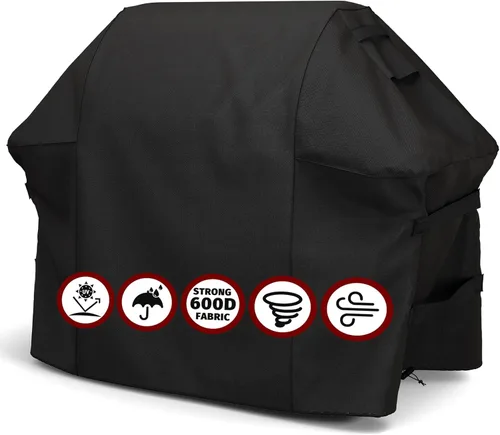 Vista 13 de SHINESTAR Funda para parrilla al aire libre, se adapta a Weber Spirit 200 y Spirit II 200 parrilla de gas 600D Oxford resistente a prueba de agua