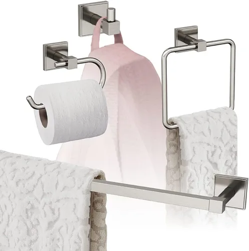 Vista 27 de Amerock Níquel cepillado Appoint 5 piezas Juego de accesorios de baño