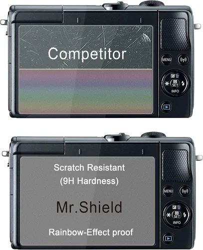 Vista 5 de Mr.Shield Protector de pantalla para Canon EOS M100, M6, M50 Mark II, G7 X, G5 X