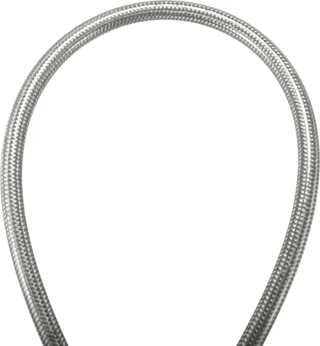 Vista 8 de Motoforti Universal 94.5 in 94.49 "motocicleta freno embrague aceite manguera tubo hidráulico reforzado acero inoxidable trenzado tono plata