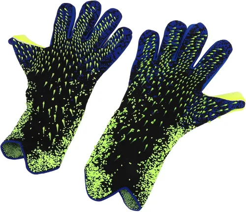 Vista 3 de Guantes de portero de fútbol, látex grueso antideslizante y transpirable, guantes de competición de entrenamiento de amortiguación premium