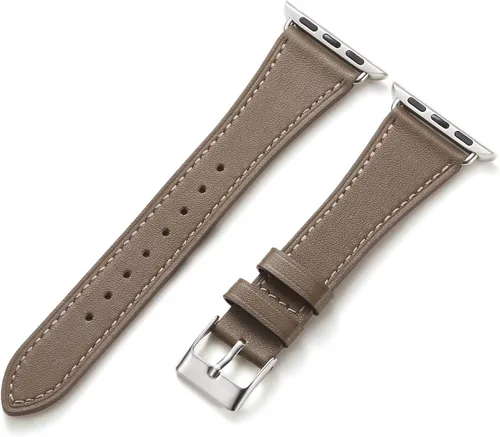 Vista 31 de HANDODO Italian Genuine Leather Band Women for Apple Watch Series 11 10 9 8 7 6 5 4 3 2 1 SE SE2 Ultra 2/3, SGS Certified Dressy Bracelet Cute Strap