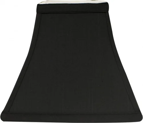 Vista 2 de Pantalla Shantung Shantung de 10 pulgadas negra con forro blanco
