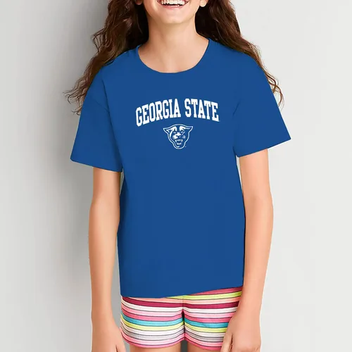 Vista 738 de NCAA Arch Logo, camiseta juvenil color del equipo, universidad - universidad