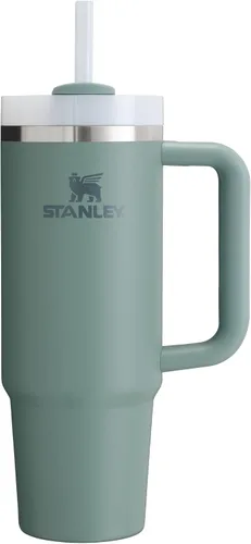 Vista 207 de STANLEY Quencher H2.0 Vaso Térmico con Asa y Pajita 64 oz Tapa Flowstate de 3 Posiciones Gran Capacidad para Viajes y Deportes Vaso de Acero