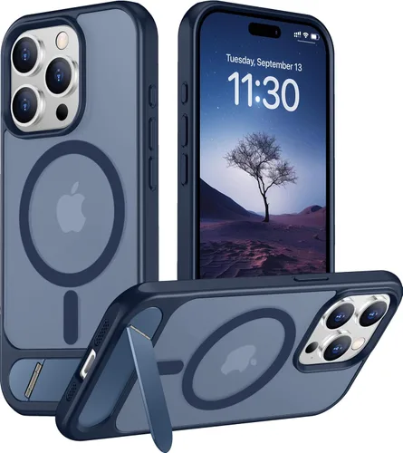 Vista 227 de Funda para iPhone 11 con compatibilidad magnética, [Soporte invisible incorporado][Compatible con MagSafe]