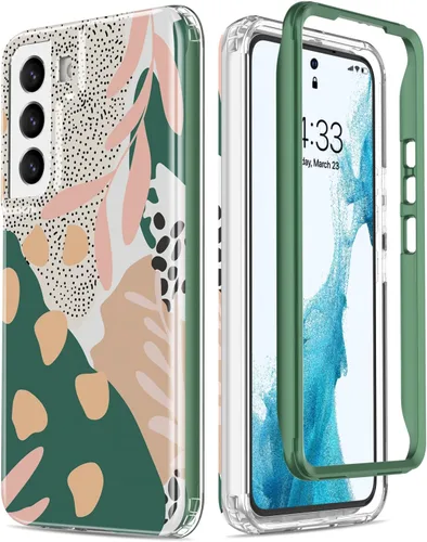 Vista 8 de ESDOT Funda para Samsung Galaxy S22 Plus, grado militar, prueba de caída de 21 pies, resistente con diseños de moda para mujeres y niñas, funda