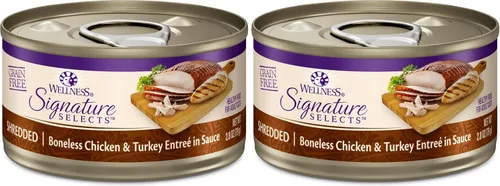 Vista 28 de Wellness CORE Signature Selects - Alimento húmedo enlatado grueso para gatos adultos, natural, rico en proteínas, sin granos, receta de carne de res