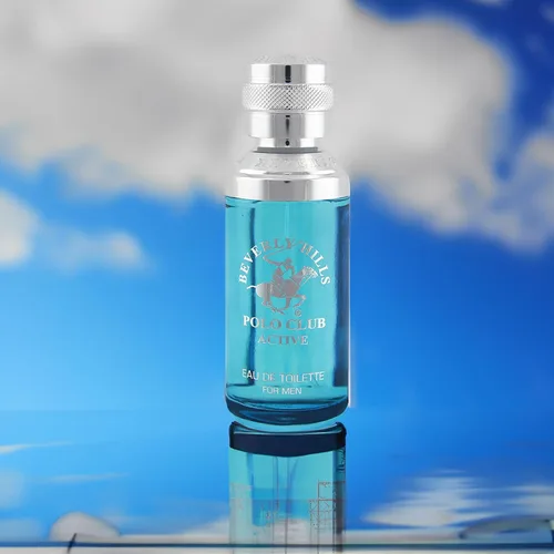 Vista 3 de Beverly Hills Polo Club Colonia activa para hombre – Eau de Toilette Bonus Pack – Tamaño de viaje de 3.4 oz y 0.5 oz – Fragancia fresca de larga