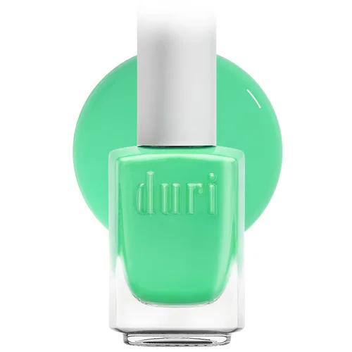 Vista 64 de duri Esmalte de uñas, 760 A Million Likes, purpurina metálica morada, cobertura completa, acabado brillante, secado rápido, duradero, cosméticos