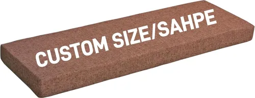 Vista 67 de Cojines de banco personalizados para muebles de interior/exterior, almohadilla de asiento de ventana panorámica con parte inferior antideslizante