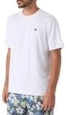 Vista 3 de Hang Ten Camiseta de punto sólido para hombre, camisas casuales para hombre, camiseta de punto de manga corta inspirada en la vendimia