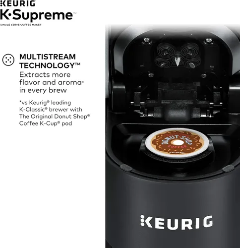 Vista 4 de Keurig® K-Supreme - Cafetera de cápsulas K-Cup de una sola porción (negro) Kit de mantenimiento de cafetera de 3 meses