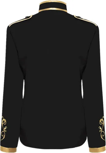 Vista 2 de VOREING Chaqueta de uniforme de Prince Coats para hombre Drummer Parade Punk Officer Prince