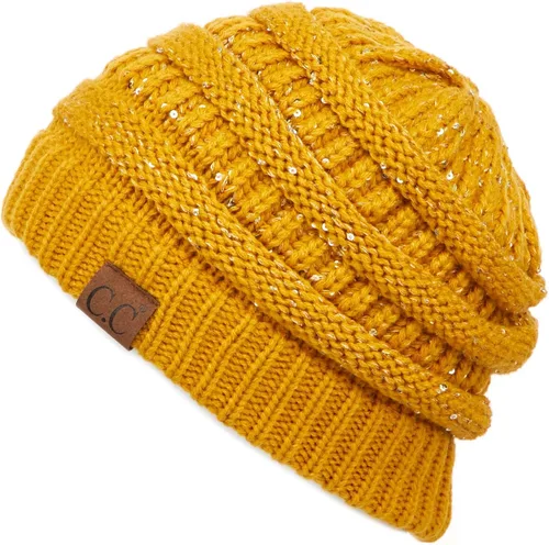 Vista 141 de C.C Trendy Warm Chunky Soft Stretch Cable Knit Beanie