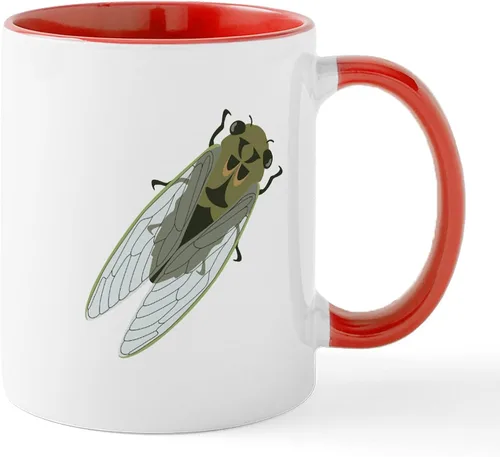Vista 21 de CafePress Cicada Mugs - Taza de café de cerámica de 11 oz (11.0 fl oz)