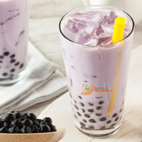 Vista 3 de BUBBLE TEA SUPPLY 2 bolsas 80-90 bebidas de Boba en polvo variedad para perlas de tapioca frutas con leche té Burbujas Bebidas instantáneas