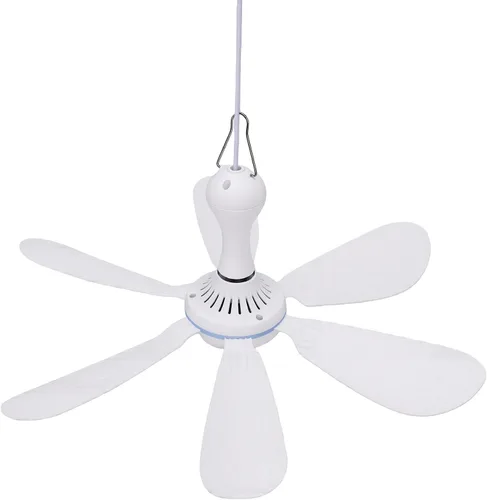 Vista 7 de SUNGOOYUE Ventilador eléctrico de 16.54in 6 cuchillas USB Dual Power 36db