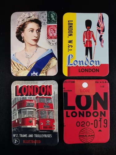 Vista 4 de London - Juego de 24 imanes magnéticos para nevera, recuerdos del Reino Unido, Inglaterra, accesorios para decoración del hogar, manualidades Londres