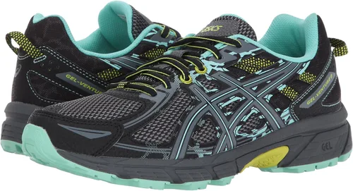 Vista 7 de ASICS Zapatillas de correr Gel-Venture 6 MX para mujer, CarbonoNegroRosa Pavo Real, 0
