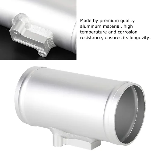 Vista 5 de Base de sensor de flujo de aire, adaptador de sensor de flujo de aire de masa MAF de aleación de aluminio, medidor de admisión de aire, montaje