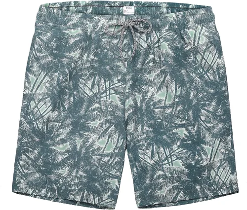 Vista 3 de Biwisy Mens Swim Trunks Quick Dry Beach Shorts Mesh Lining Swimwear Bathing Suits with Pockets